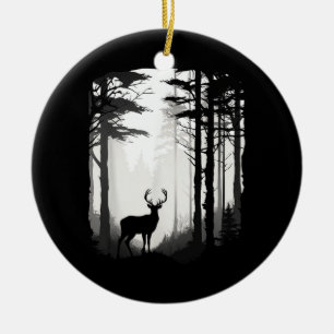 Wildnis Rotwildwald Keramik Ornament