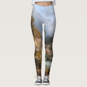 Wildnis-Strom-Wald ganz über Druck-Leggings Leggings (Vorderseite)