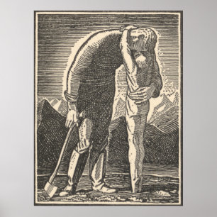 Wildnis-Umarmung Poster