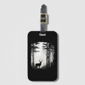 Wildnis von Deer Forest Gepäckanhänger (Vorderseite Vertikal)
