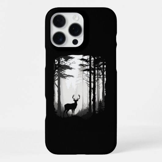 Wildnis von Deer Forest iPhone Hülle (Rückseite)