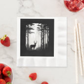 Wildnis von Deer Forest Serviette (Beispiel)