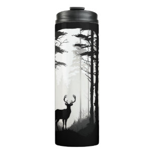 Wildnis von Deer Forest Thermosbecher