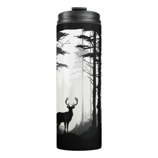 Wildnis von Deer Forest Thermosbecher (Vorderseite)