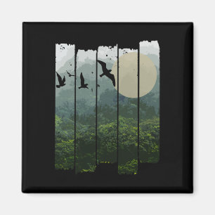 Wildnis Wald Outdoor Natur Magnet