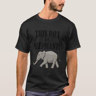 Wildnis-Wildtiere-Elefanten-Spruch T-Shirt