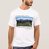 Wildnis-Zitat (Tatoosh Strecke) T-Shirt (Vorderseite)