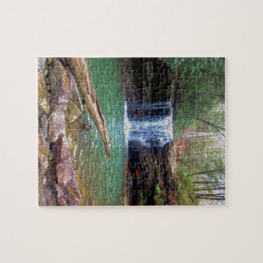 Wildnisappalachian-Wasserfall Puzzle (Horizontal)