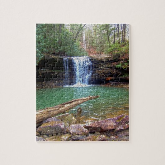 Wildnisappalachian-Wasserfall Puzzle (Vertikal)