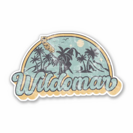 Wildomar, Kalifornien Aufkleber (Vorderseite)