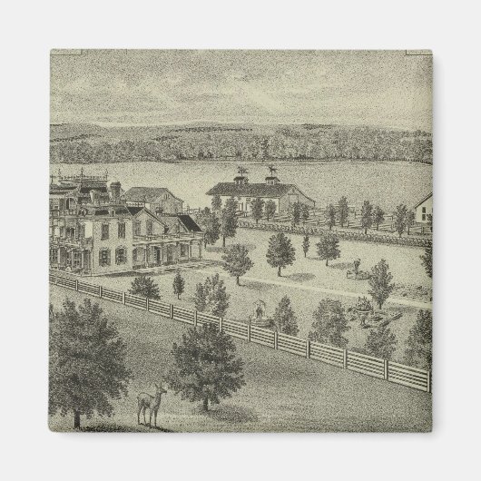 Wildpark Place Farm, Strong City, Kansas Magnet (Vorne)