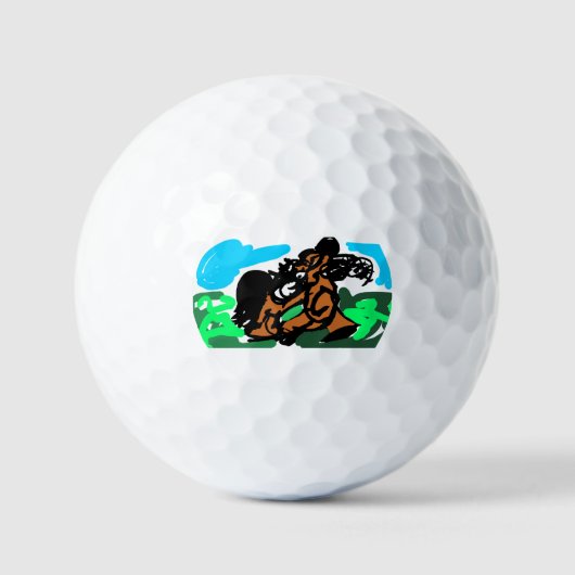 Wildpferd golfball (Vorderseite)