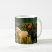 Wildpferd kaffeetasse (VorderseiteRechts)