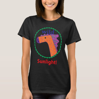 Wildpferd Kunst Sonnenlicht T-Shirt