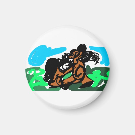 Wildpferd magnet (Vorne)