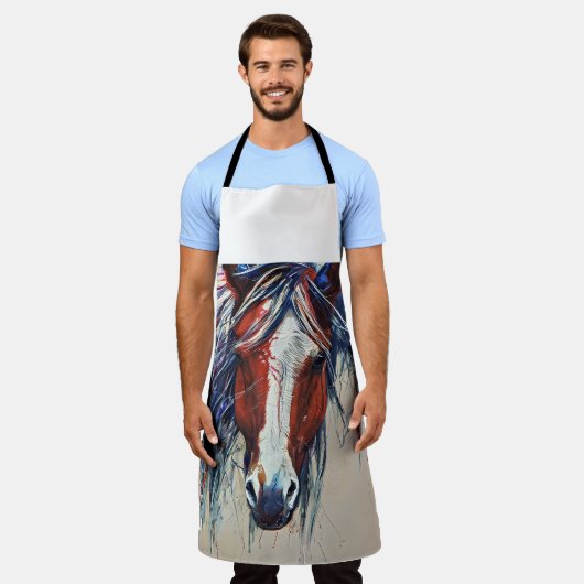 Wildpferd Schürze (Getragen)