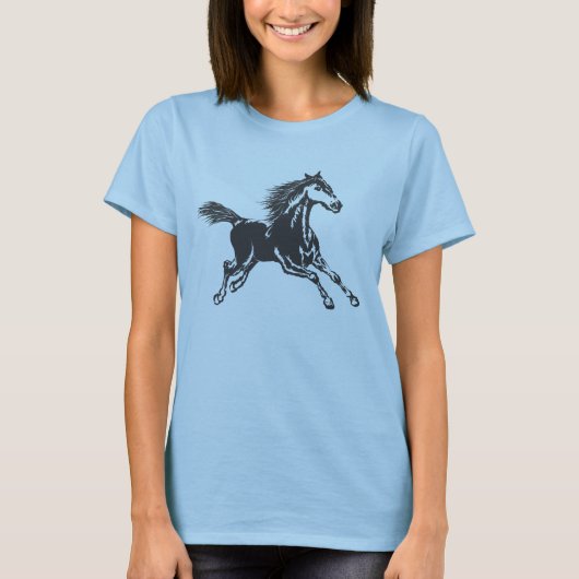 Wildpferd T-Shirt (Vorderseite)