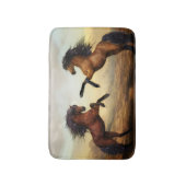 Wildpferde Badematte (Vorderseite Vertikal)