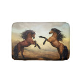Wildpferde Badematte (Vorderseite)