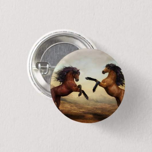Wildpferde Button (Vorne & Hinten)