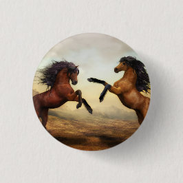 Wildpferde Button
