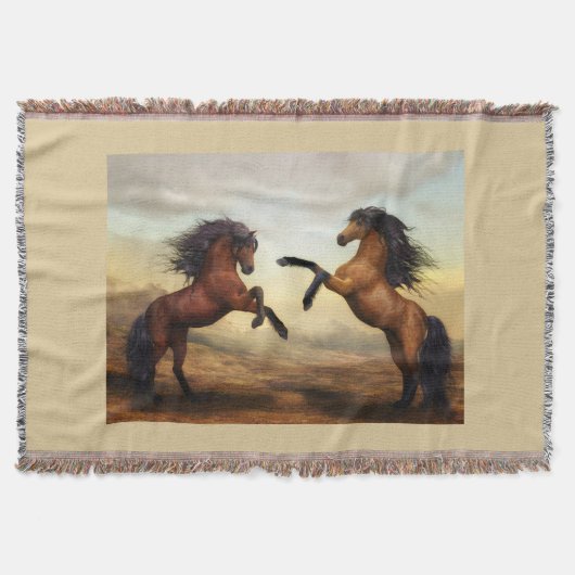 Wildpferde Decke (Vorderseite)