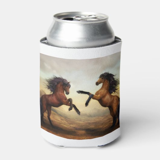 Wildpferde Dosenkühler (Kanne Vorderseite)