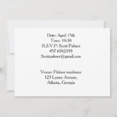 Wildpferde Einladung (Rückseite)