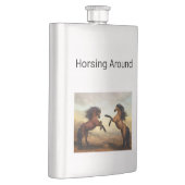 Wildpferde Flachmann (Rechts)