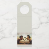 Wildpferde Flaschenanhänger (Rückseite)