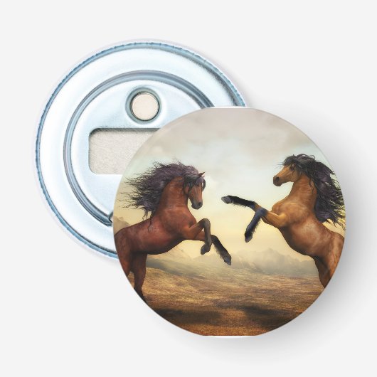 Wildpferde Flaschenöffner (Vorderseite)