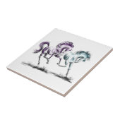 Wildpferde Fliese (Seite)