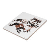 Wildpferde Fliese (Seite)