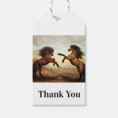 Wildpferde Geschenkanhänger (Vorderseite)