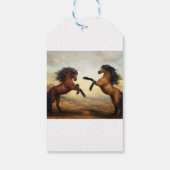 Wildpferde Geschenkanhänger (Rückseite)