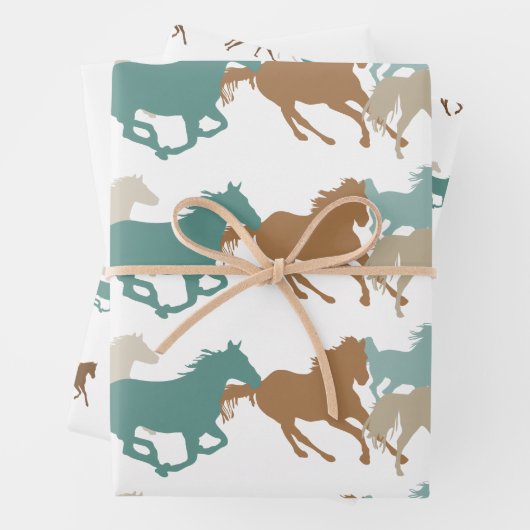 Wildpferde Geschenkpapier Set (Beispiel)