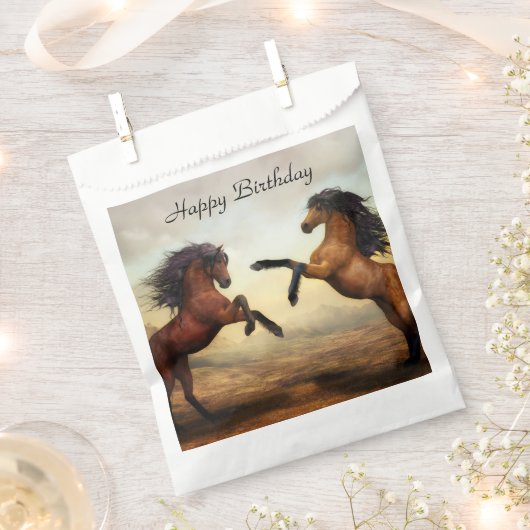 Wildpferde Geschenktütchen (Ausgeschnitten)