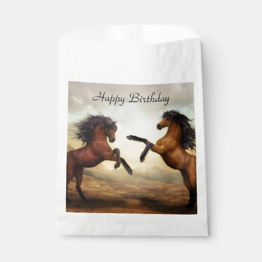 Wildpferde Geschenktütchen (Vorderseite)