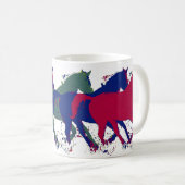 Wildpferde Kaffeetasse (VorderseiteRechts)