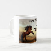 Wildpferde Kaffeetasse (Vorderseite Links)