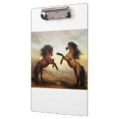 Wildpferde Klemmbrett (Links)