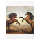 Wildpferde Klemmbrett (Rückseite)