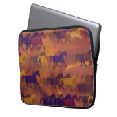 Wildpferde Laptopschutzhülle (Vorderseite Links)