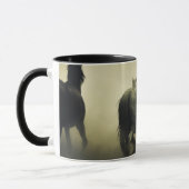 Wildpferde laufen tasse (Links)
