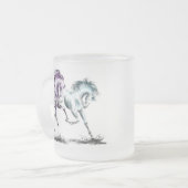 Wildpferde Mattglastasse (Vorderseite Links)
