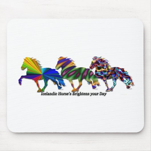 Wildpferde Mousepad (Vorne)