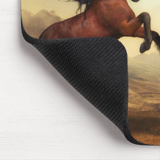 Wildpferde Mousepad (Ecke)