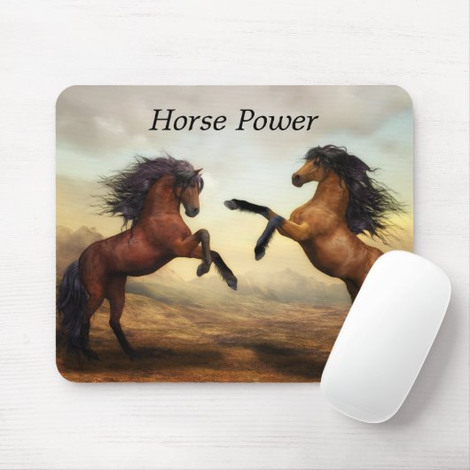 Wildpferde Mousepad (Mit Mouse)