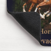 Wildpferde Mousepad (Ecke)