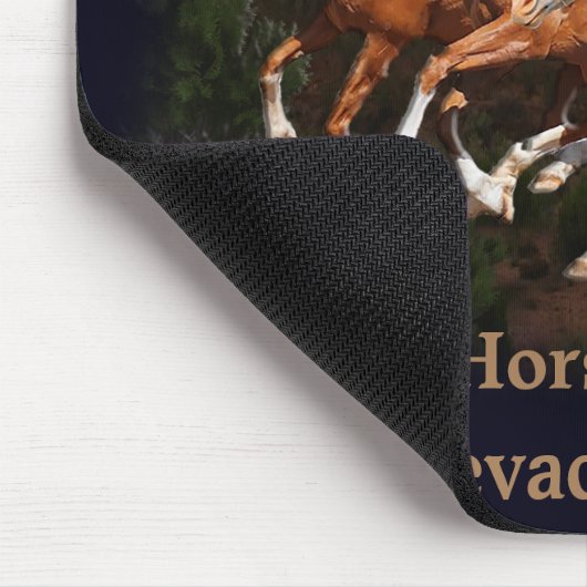 Wildpferde Mousepad (Ecke)